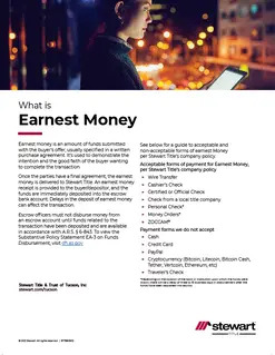 What is Earnest Money