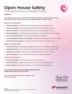 Open House Checklist