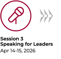 Session 3 speaking for leaders