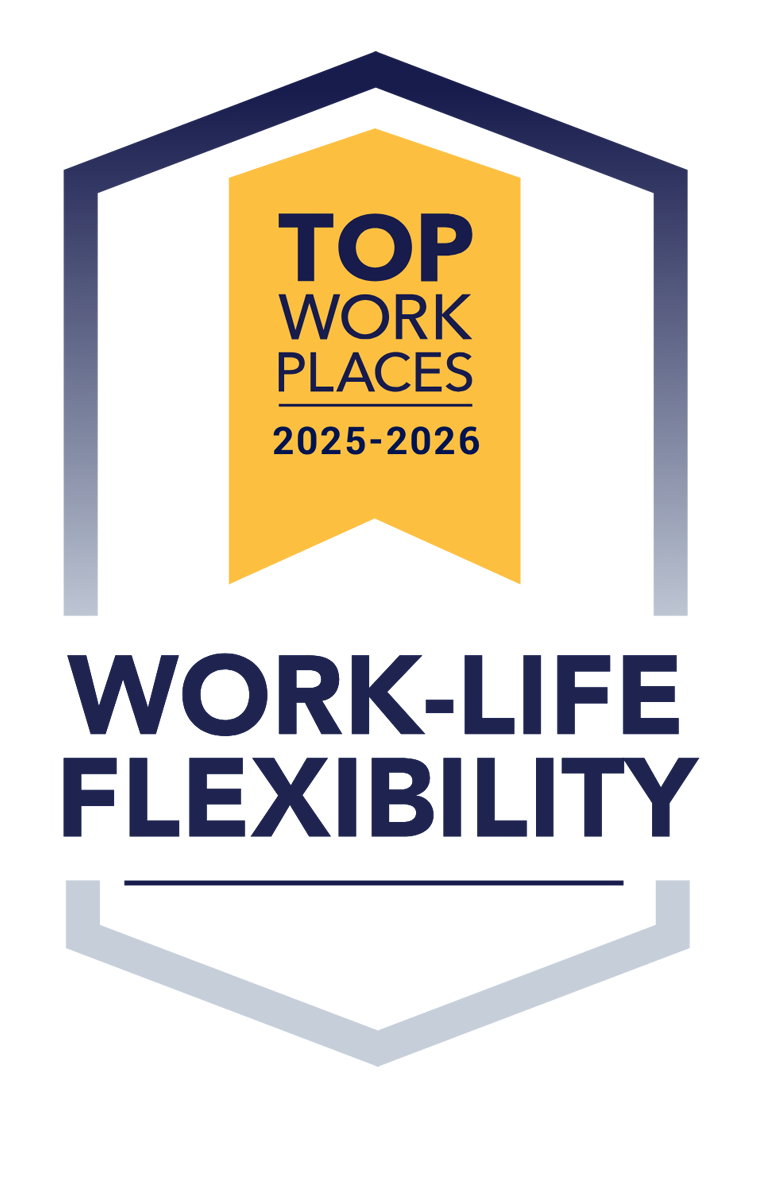 Top Workplaces Award for Work-Life Flexibility 2025-2026