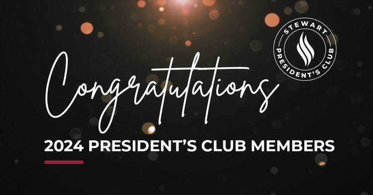 Congratulations 2024 President's Club Memebers