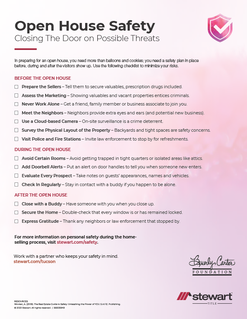 Open House Checklist